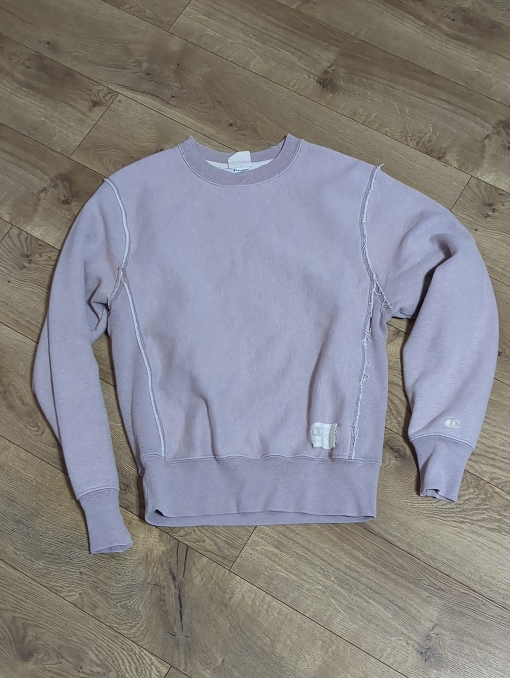 Champion Reverse Weave Lilac Crewneck Sweatshirt Women's‎ Sz Small